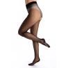 Rajstopy z Otworem Czarne czarny szew FrenchHeel 20 den